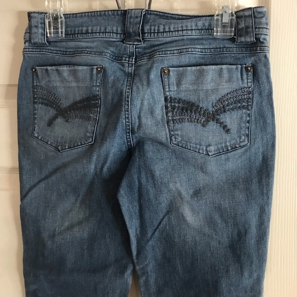 SO 🌻 Blue Jean Crops Size 7 - Picture 5 of 8